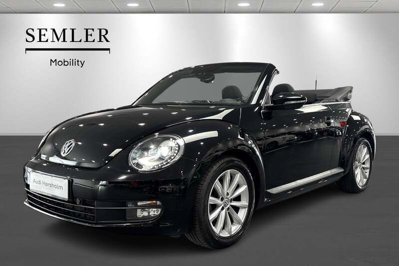 Sort Brugt 2016 VW Beetle Cabriolet | 244.900 kr. (Dyr) - Billede 1/4