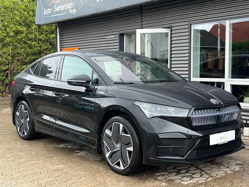 Sort Brugt 2023 Skoda Enyaq iV RS SUV | 314.900 kr. (Super pris) - Billede 1/4
