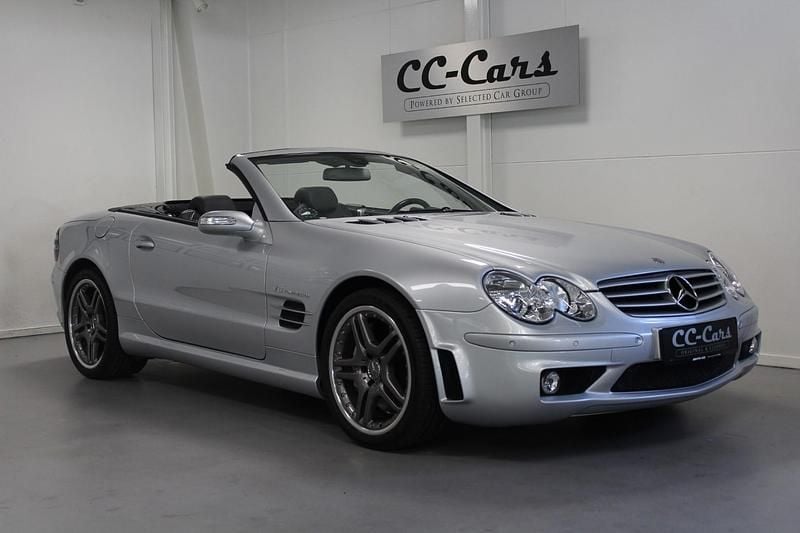 Brugt Mercedes SL55 AMG AMG 517 HK (380 kW) 2005 Sølv