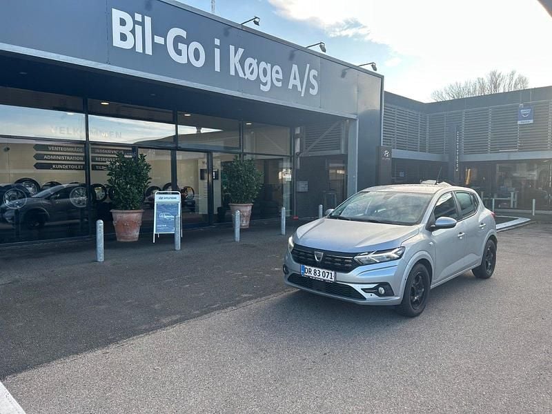 Sølvmetal Brugt 2023 Dacia Sandero Comfort Hatchback | 129.900 kr. (Lidt for dyr) - Billede 1/4