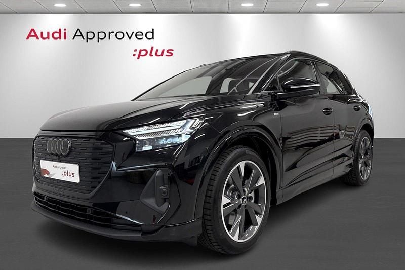 Brugt Audi Q4 e-tron S-Line 210 kW (286 HK) 2025 Sortmetal SUV