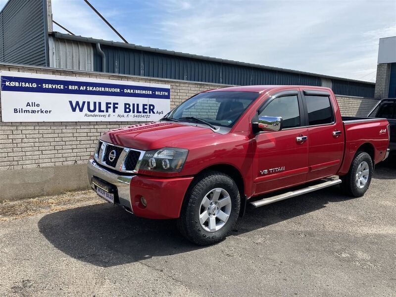Rød Brugt 2006 Nissan Titan Afhentning | 249.900 kr. - Billede 1/4