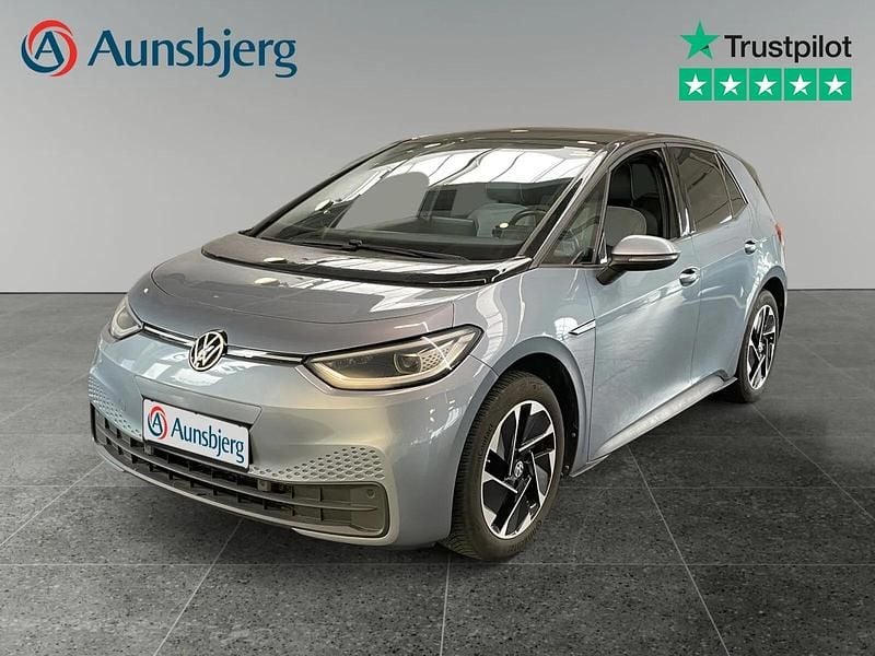 Lysblå metal Brugt 2021 VW ID.3 Pro Performance Hatchback | 169.500 kr. (Fair pris) - Billede 1/4