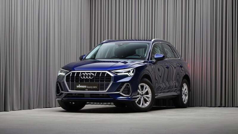 Blåmetal Brugt 2022 Audi Q3 S-line plus SUV | 2.380 kr. - Billede 1/4