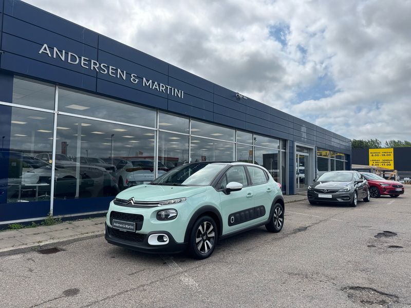 Brugt 2018 Citroën C3 PureTech Hatchback | 122.200 kr. (Fair pris) - Billede 1/4