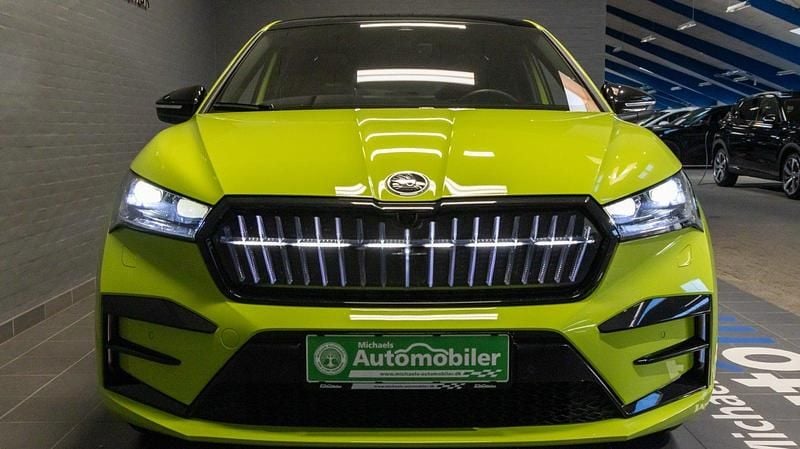 Brugt Skoda Enyaq iV RS 250 kW (340 HK) 2024 Gul SUV