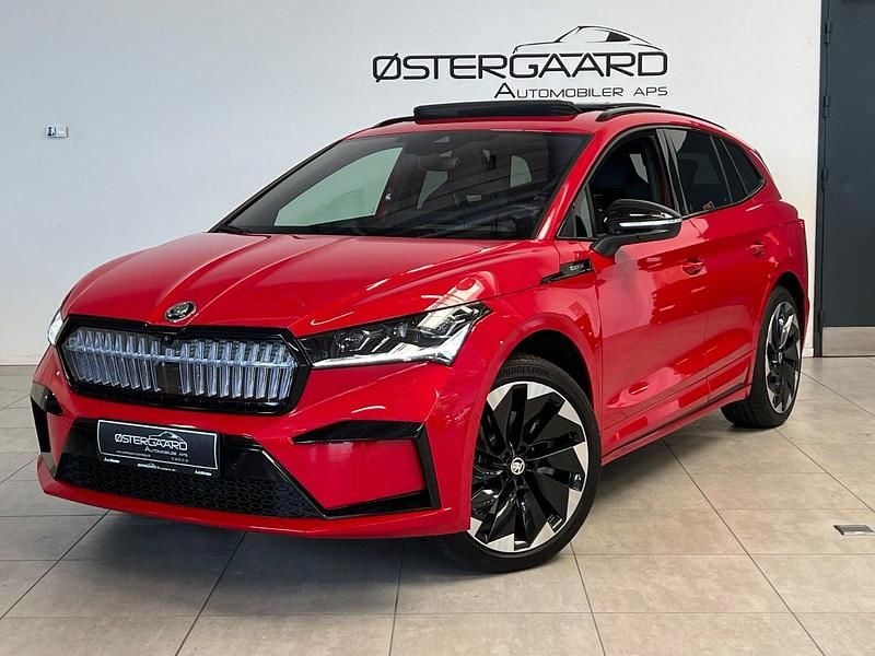 Rødmetal Brugt 2025 Skoda Enyaq iV SportLine SUV | 414.900 kr. (Fair pris) - Billede 1/4
