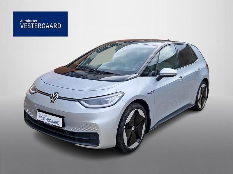 Sølv Brugt 2021 VW ID.3 Pro Hatchback | 199.900 kr. (Fair pris) - Billede 1/4