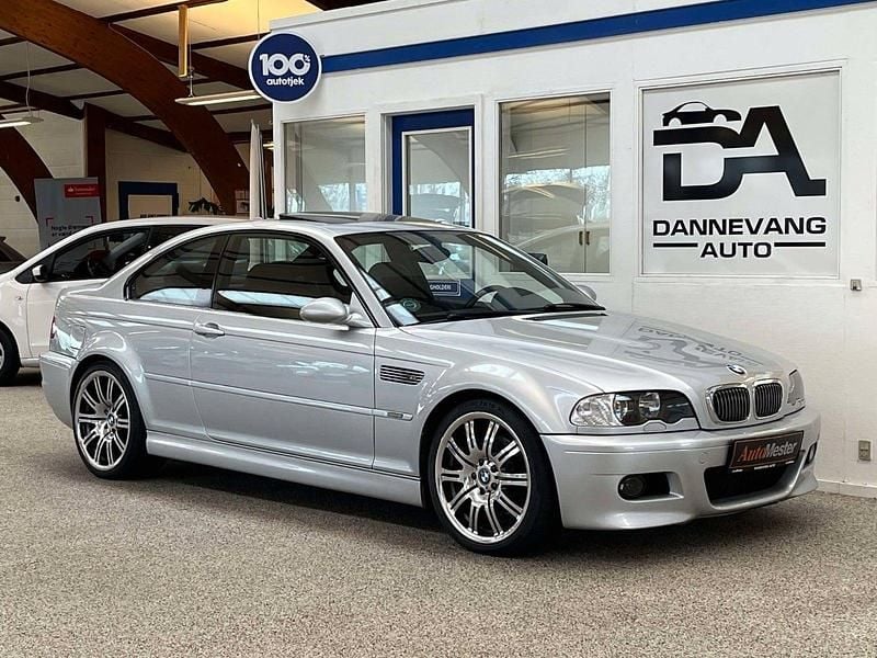 Sølvmetal Brugt 2003 BMW M3 Coupe | 299.800 kr. - Billede 1/4