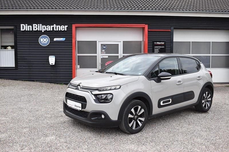 Grå Brugt 2021 Citroën C3 PureTech Hatchback | 92.500 kr. (Fair pris) - Billede 1/4