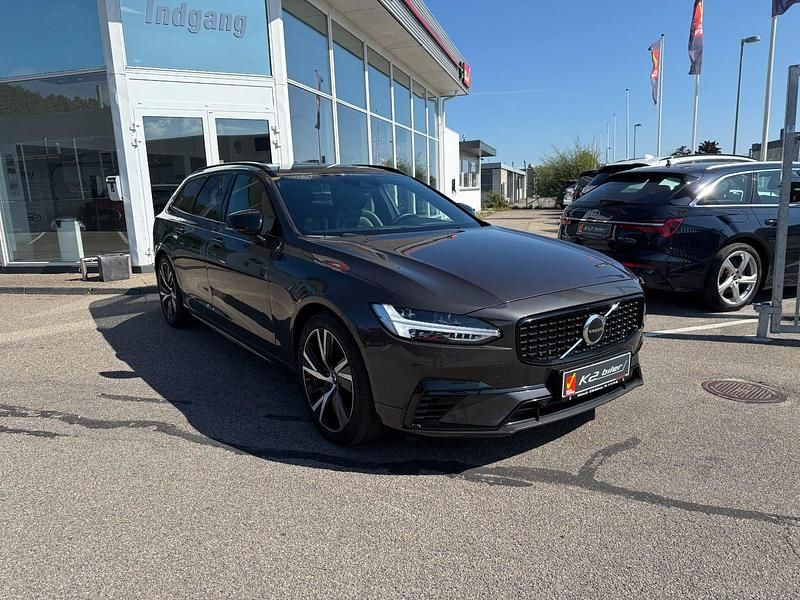 Gråmetal Brugt 2021 Volvo V90 R-Design Stationcar | 389.800 kr. - Billede 1/4