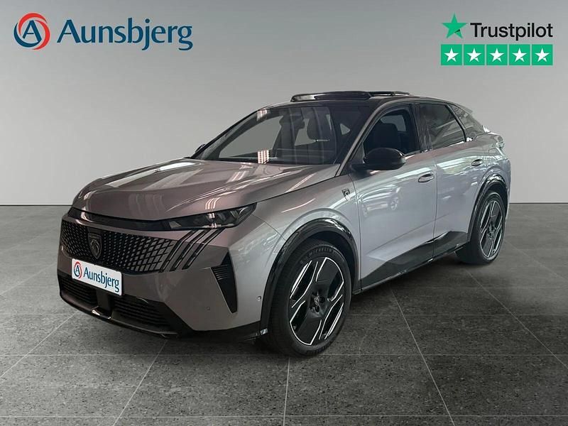 Grå metal Brugt 2024 Peugeot e-3008 GT SUV | 314.500 kr. (God pris) - Billede 1/4
