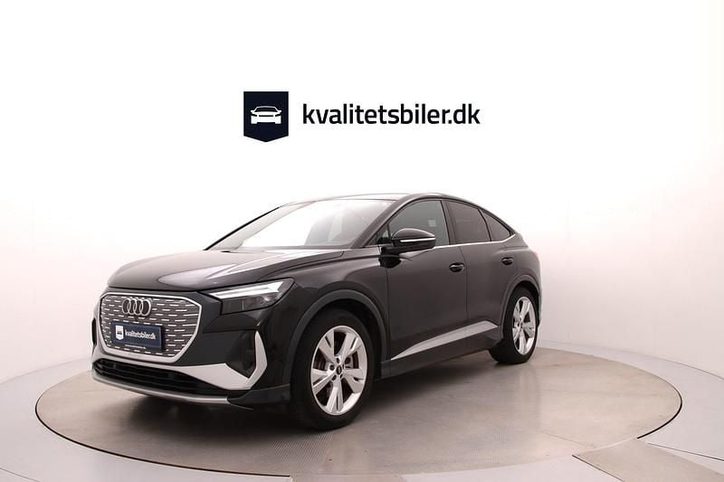Sortmetal Brugt 2022 Audi Q4 Sportback e-tron S-Line SUV | 274.900 kr. (Fair pris) - Billede 1/4