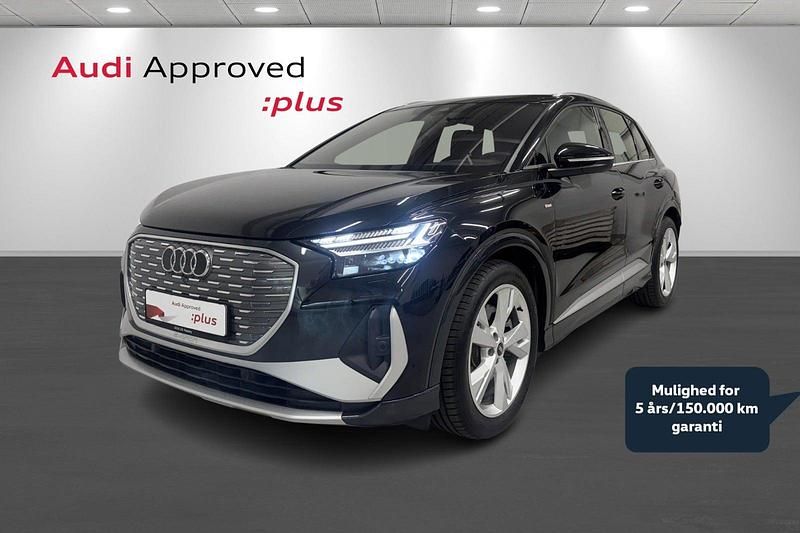 Sortmetal Brugt 2024 Audi Q4 e-tron S-Line SUV | 404.900 kr. (Fair pris) - Billede 1/4