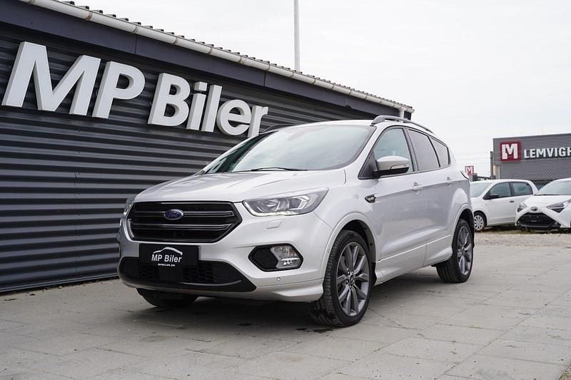 Sølvmetal Brugt 2019 Ford Kuga ST-Line SUV | 179.900 kr. (God pris) - Billede 1/4