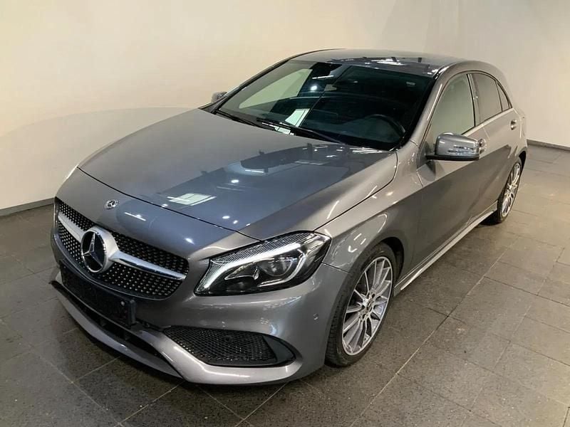 Grå Brugt 2018 Mercedes A200 AMG line | 149.900 kr. (Fair pris) - Billede 1/4