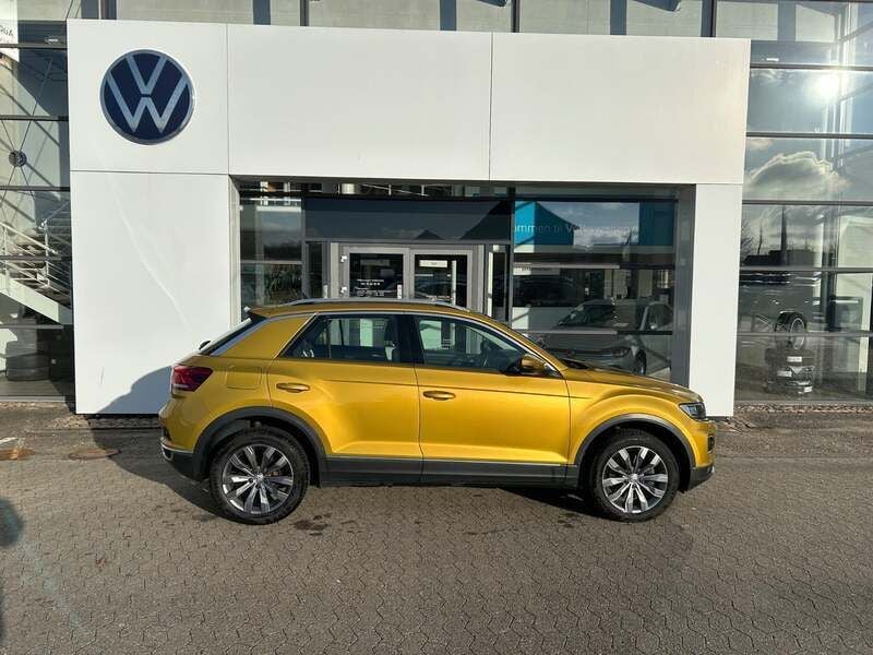 Guldmetal Brugt 2019 VW T-Roc Sport SUV | 199.900 kr. (Fair pris) - Billede 1/4