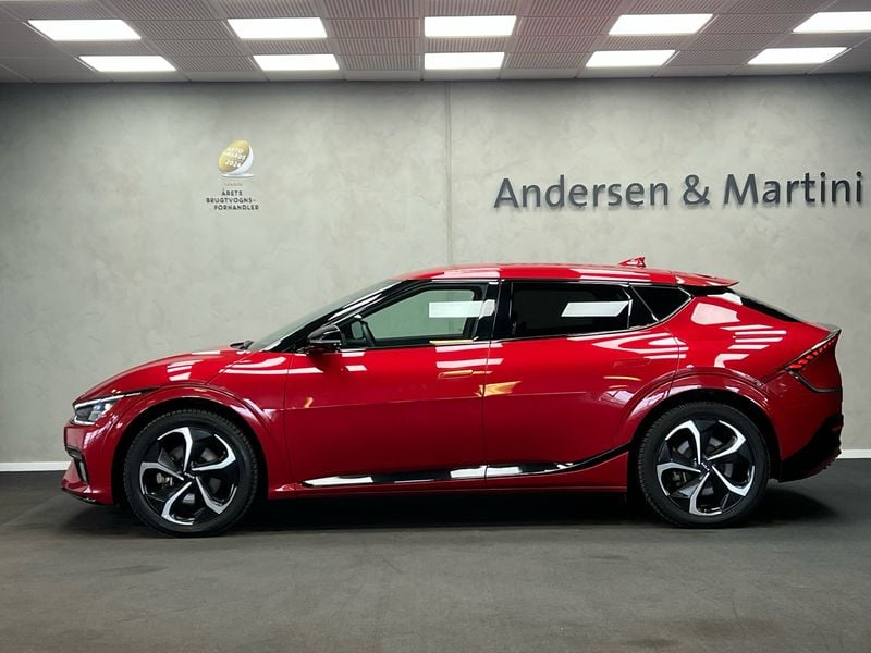 Brugt Kia EV6 GT-Line 239 kW (325 HK) 2022 Rød SUV