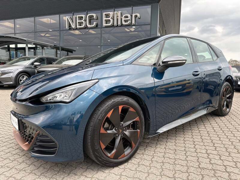 Mørkblåmetal Brugt 2022 Cupra Born e-Boost Hatchback | 209.780 kr. (Fair pris) - Billede 1/4