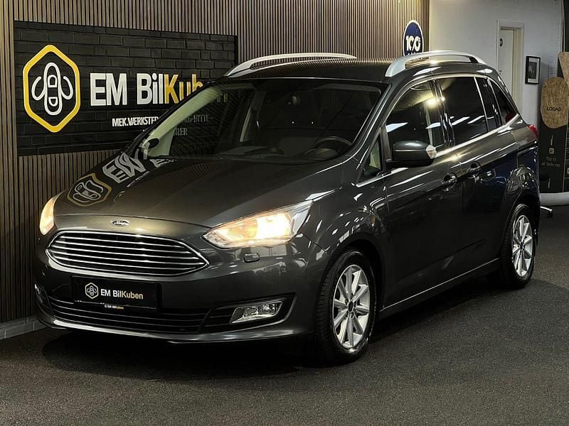 Gråmetal Brugt 2018 Ford Grand C-Max Titanium MPV | 79.990 kr. (Super pris) - Billede 1/4