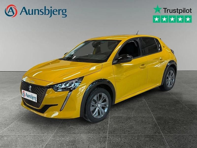 Brugt Peugeot e-208 Allure 100 kW (136 HK) 2022 Gul Hatchback