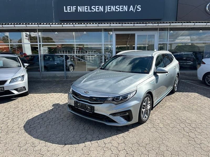 Sølvmetal Brugt 2019 Kia Optima Hybrid Sedan | 154.900 kr. (Fair pris) - Billede 1/4