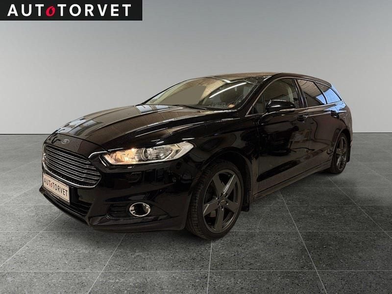 Sort Brugt 2017 Ford Mondeo Titanium Stationcar | 114.700 kr. (God pris) - Billede 1/4