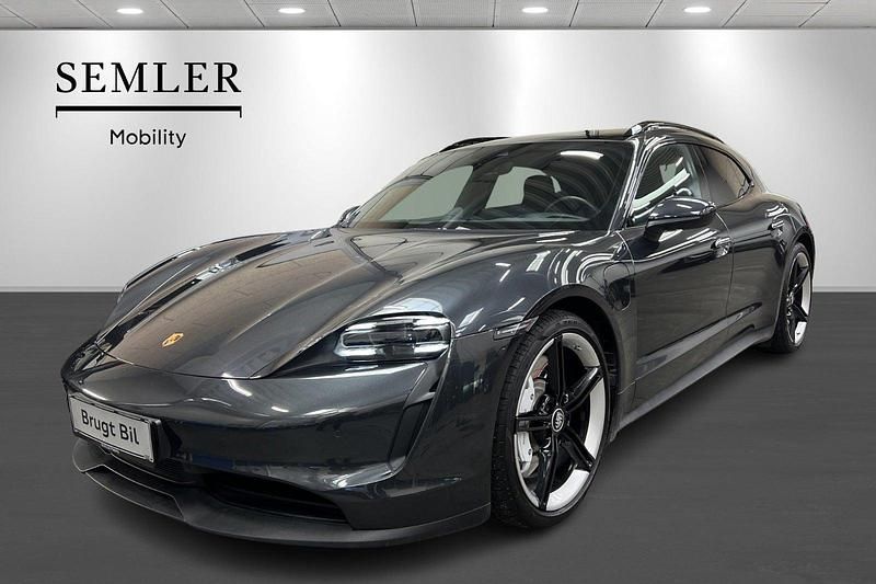 Gråmetal Brugt 2022 Porsche Taycan Sport Turismo Stationcar | 619.900 kr. (Lidt for dyr) - Billede 1/4