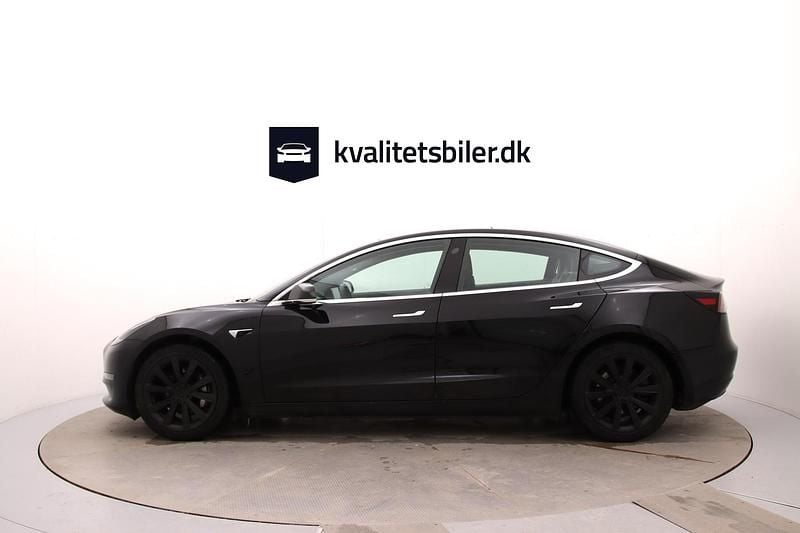 Brugt Tesla Model 3 Long Range AWD 323 kW (440 HK) 2019 Sortmetal Sedan