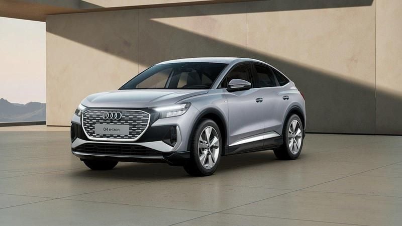 Sølvmetal Brugt 2024 Audi Q4 Sportback e-tron Design SUV | 414.900 kr. - Billede 1/4