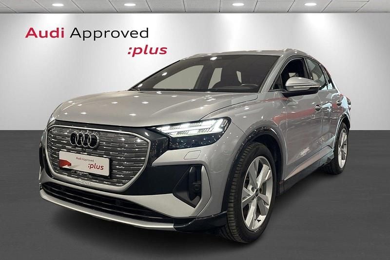 Sølvmetal Brugt 2024 Audi Q4 e-tron SUV | 389.900 kr. (Dyr) - Billede 1/4