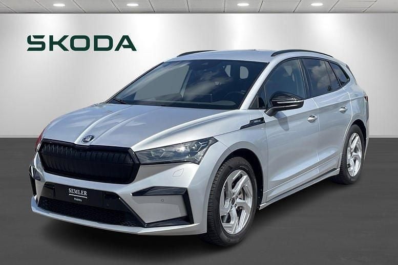 Sølvmetal Brugt 2022 Skoda Enyaq iV SportLine SUV | 279.900 kr. (Fair pris) - Billede 1/4