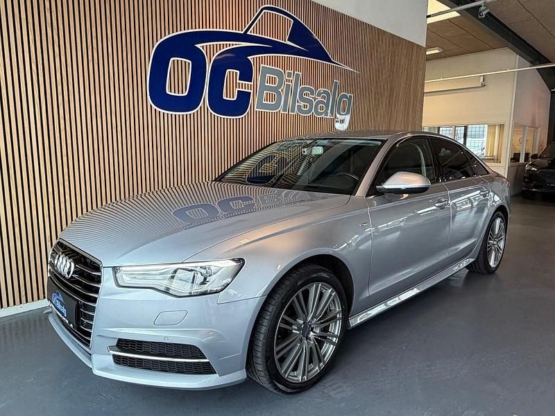 Sølvmetal Brugt 2015 Audi A6 S-Line Sedan | 184.900 kr. (God pris) - Billede 1/4