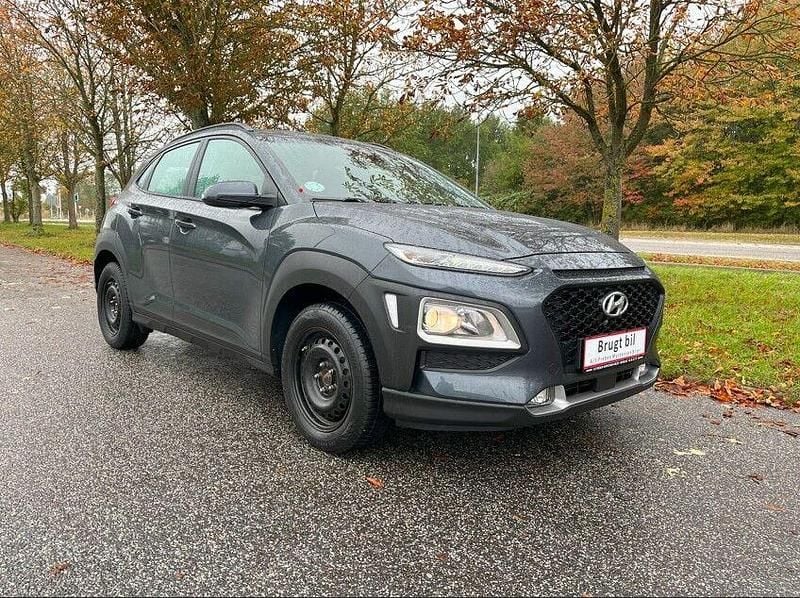 Dark knight metallic Brugt 2018 Hyundai Kona Edition SUV | 124.900 kr. (God pris) - Billede 1/4