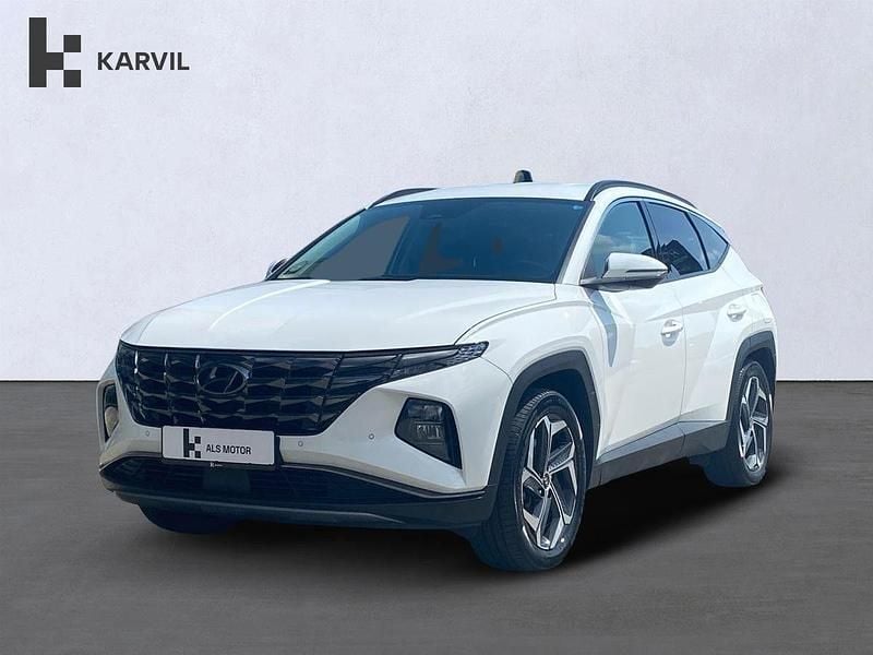 Polar white Brugt 2021 Hyundai Tucson Advanced SUV | 254.900 kr. (Fair pris) - Billede 1/4