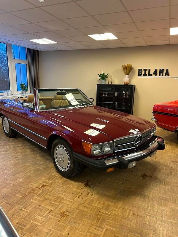 Rød Brugt 1986 Mercedes 560 | 119.000 kr. - Billede 1/4