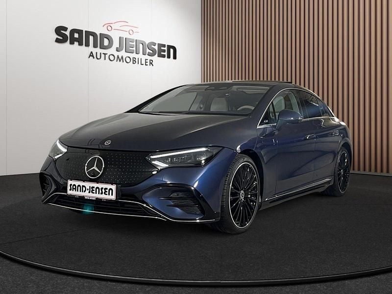 Blåmetal Brugt 2024 Mercedes EQE350 AMG Line Premium Plus Sedan | 549.900 kr. (Dyr) - Billede 1/4
