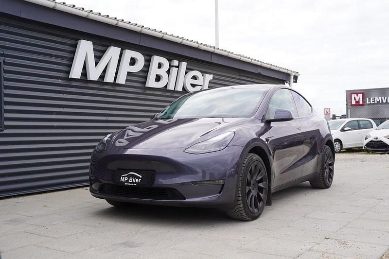 Koksmetal Brugt 2022 Tesla Model Y Long Range AWD SUV | 249.700 kr. - Billede 1/4