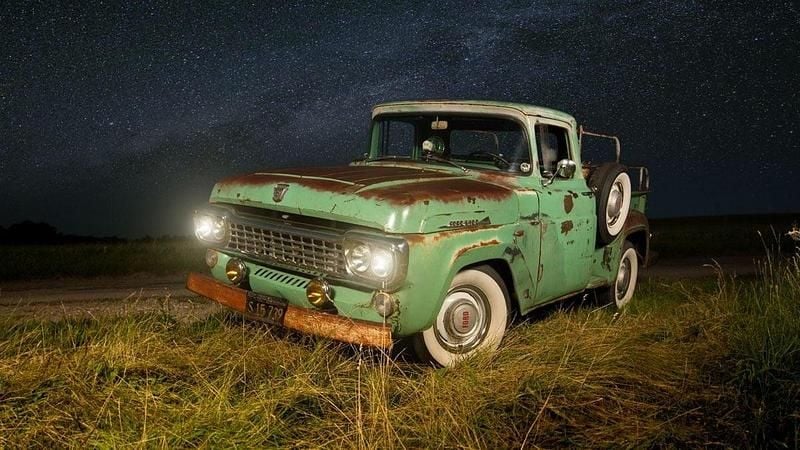 Brugt Ford F100 147 HK (108 kW) 1958 Grøn Afhentning