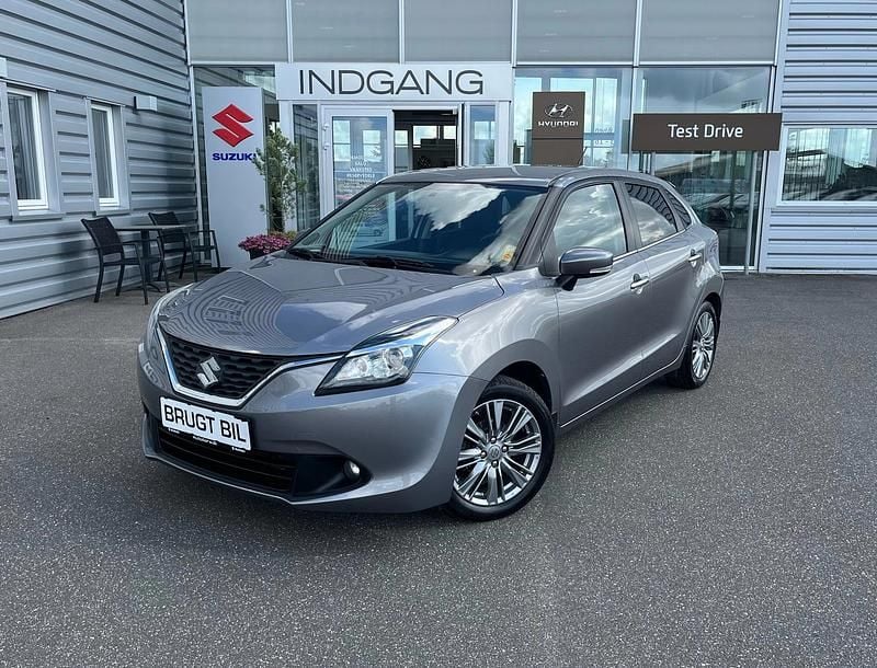 Koksgrå metal Brugt 2017 Suzuki Baleno Exclusive | 79.900 kr. (Fair pris) - Billede 1/4