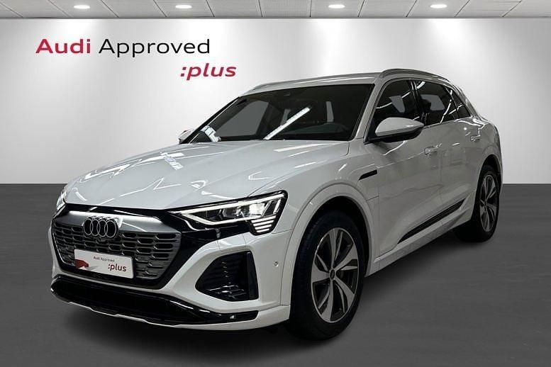 Hvidmetal Brugt 2024 Audi Q8 e-tron S-Line SUV | 629.900 kr. (Lidt for dyr) - Billede 1/4