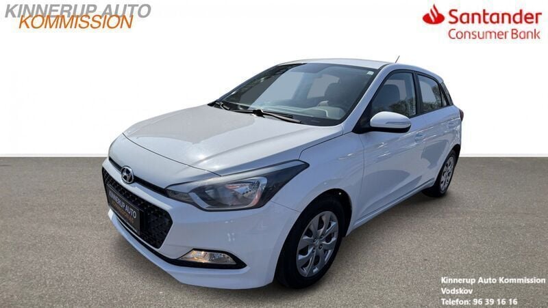 Hvid Brugt 2015 Hyundai i20 Active Hatchback | 54.900 kr. (God pris) - Billede 1/4