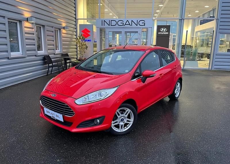 Rød Brugt 2014 Ford Fiesta Titanium | 49.900 kr. - Billede 1/4