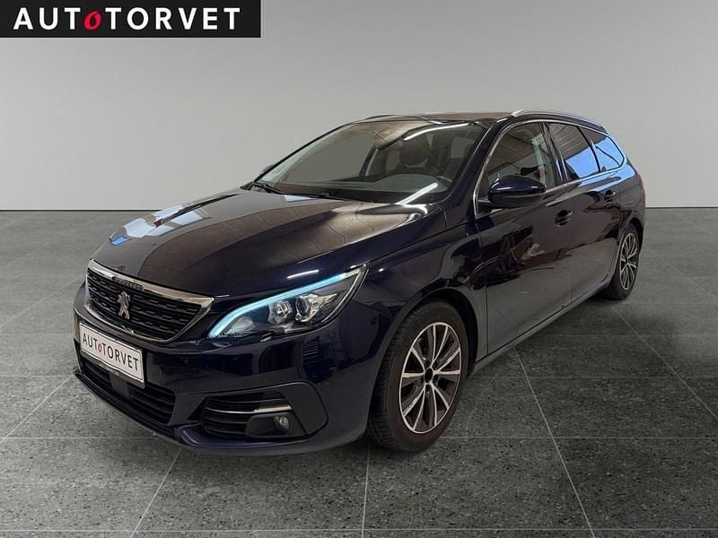 Blåmetal Brugt 2019 Peugeot 308 Prestige Hatchback | 89.700 kr. (God pris) - Billede 1/4