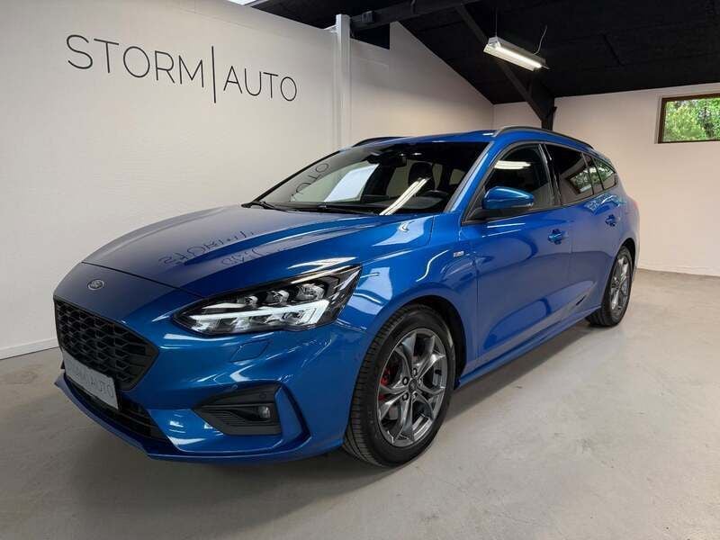 Blåmetal Brugt 2021 Ford Focus ST-Line X Stationcar | 169.900 kr. (Lidt for dyr) - Billede 1/4