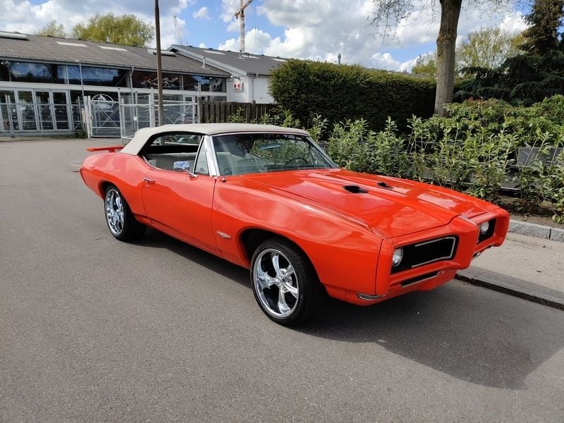 Orange Brugt 1968 Pontiac GTO Cabriolet | 249.900 kr. - Billede 1/4