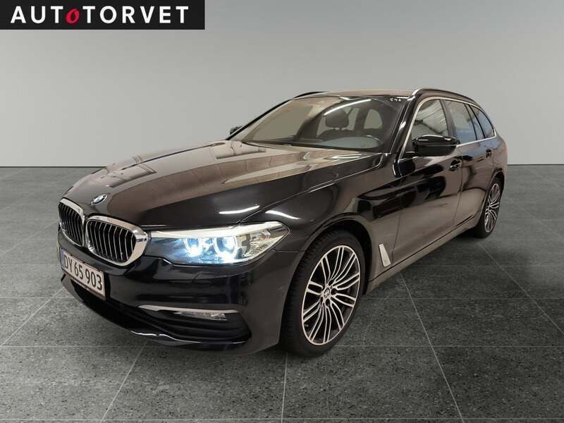 Sort Brugt 2018 BMW 520 Stationcar | 189.700 kr. (Fair pris) - Billede 1/4