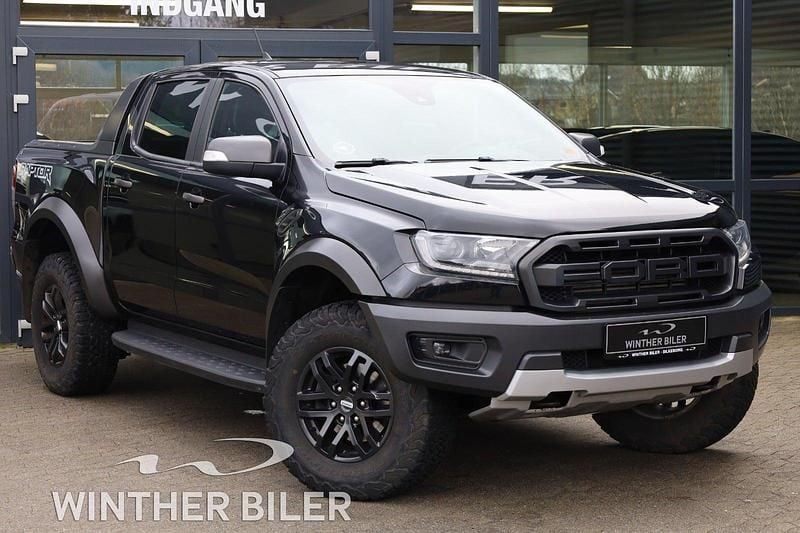 Sort Brugt 2021 Ford Ranger Raptor Afhentning | 254.900 kr. - Billede 1/4