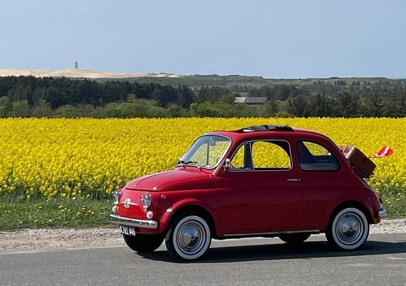 Rød Brugt 1965 Fiat 500 | 84.900 kr. - Billede 1/4