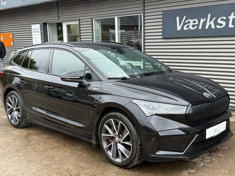 Sortmetal Brugt 2022 Skoda Enyaq iV SportLine SUV | 269.900 kr. (Super pris) - Billede 1/4
